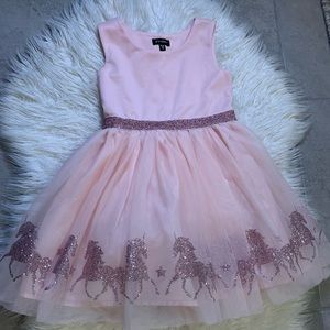 Zunie Little Girls Unicorn Tutu Dress size 5t